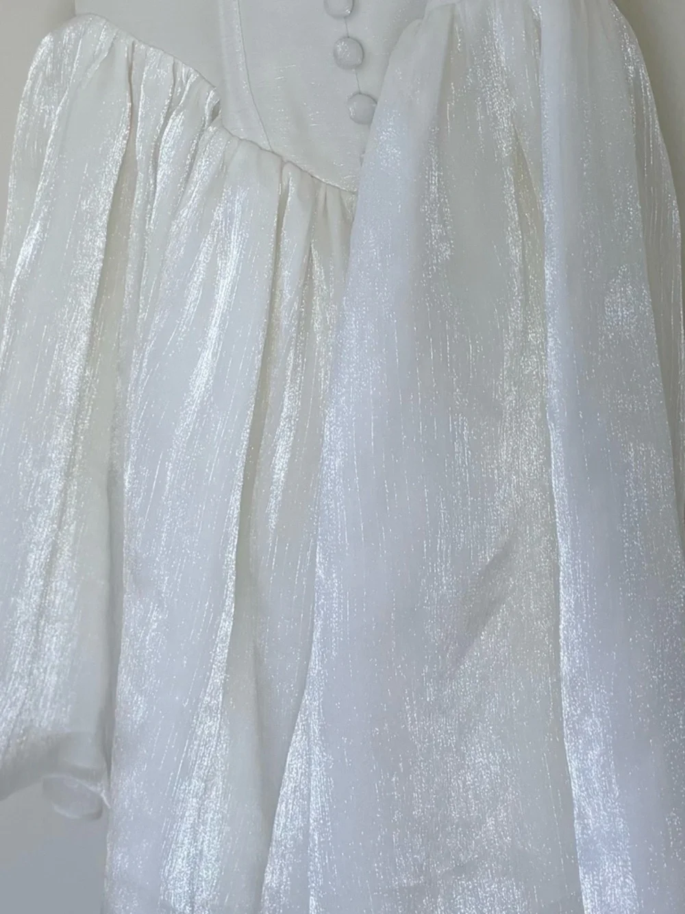 Adeirlina White Corset Coquette Mini Dress Size Small Engagement Graduation NEW - Picture 8 of 15